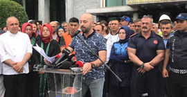 İmamoğlu'na karşı bildiri okuyan personel: Talimatla oradaydık