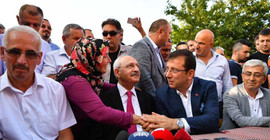 Kılıçdaroğlu ve İmamoğlu Çatalca'da AKP'li belediyeyi ziyaret etti