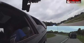 Polis durdurmaya çalıştığı ciple sürüklendi, sürücüye ateş açtı