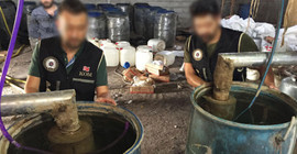 22 bin litre sahte içki ele geçirildi