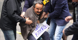 'İşimi geri istiyorum' eyleminde gözaltı