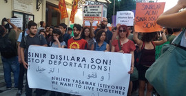 Kadıköy'de eylem: Kimse sebepsiz göçmez