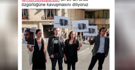 Fransa'da gazeteciler Türkiye'yi protesto etti