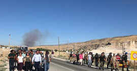 HDP’liler Hasankeyf’ten Batman’a yürüyüşe geçti
