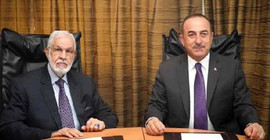 Çavuşoğlu, Libya Dışişleri Bakanı Tahir Siyala ile görüştü