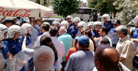 Mardin'de kayyım protestosuna müdahale