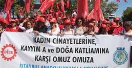 Belediye işçilerinden, İstanbul'da kayyım protestosu