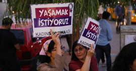 2 günde 2 kadının öldürüldüğü Ankara'da kadın eylemine müdahale