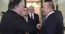Bakan Çavuşoğlu Pompeo ile görüştü