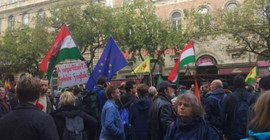 Cumhurbaşkanı Erdoğan Budapeşte’de protesto edildi