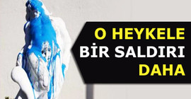 ‘Özgür Olmak’ heykeline üçüncü saldırı