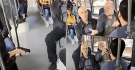 Yaşlı erkeğin tacizine bütün otobüs seyirci kaldı
