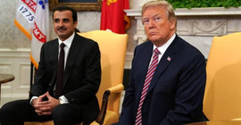 Trump, Katar Emiri ile Taliban'ın serbest bıraktığı rehineleri görüştü