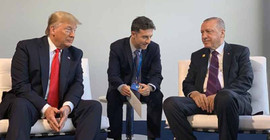 Erdoğan'la Trump görüştü