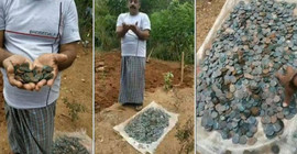 Lotodan çıkan parayla aldığı arazide define buldu