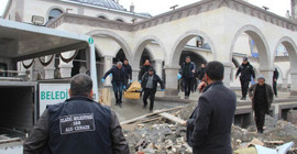 Cami inşaatında ölü bulundu