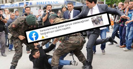 Facebook, Yusuf Yerkelin madenciyi tekmelediği ana ait fotoğrafı sansürledi