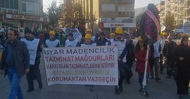 Somalı maden işçileri ödenmeyen tazminatları için yürüdü