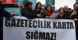 Gazeteciler İletişim Başkanlığı önünden seslendi: Gazetecilik karta sığmaz