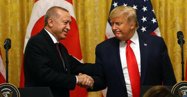 Erdoğan, Trump ile görüştü