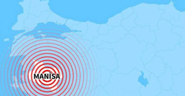 Manisa'da yine deprem