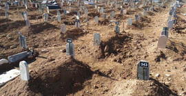 Kimsesizler mezarlığındaki 267 cenaze alınmayı bekliyor