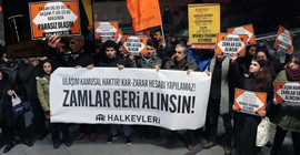 Halkevleri, İstanbul'daki toplu taşımaya yapılan zammı protesto etti