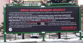 Belediye başkanı AKP il başkanının numarasını tüm kente verdi