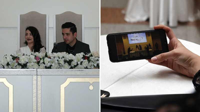 Koronavirüse karşı online nikah