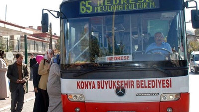 Konya'da 65 yaş üstü ücretsiz kartlar iptal edildi