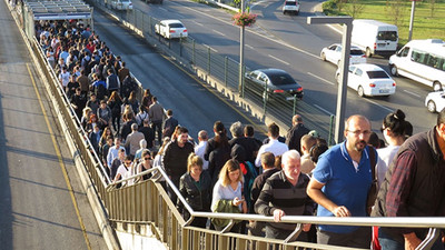 İstanbul'da toplu taşıma kullananların sayısı 5 milyon kişi azaldı