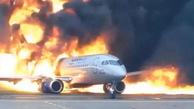 Rusya'da 41 kişinin öldüğü uçak kazasının yeni görüntüleri yayınlandı