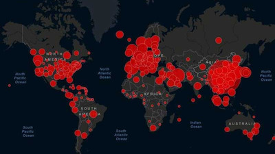 Dünya genelindeki koronavirüs vakalarının sayısı 2 milyon 400 bine ulaştı