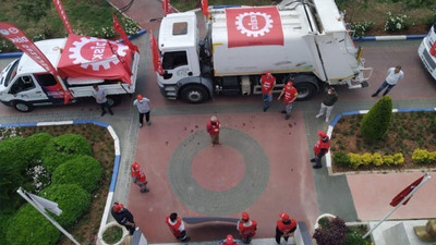 Polis temizlik işçilerinin 1 Mayıs eylemine izin vermedi