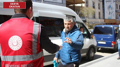 Korucuyu ekipman isteyen Vefa Destek Projesi çalışanlarına sürgün