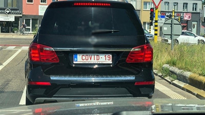 Ülkeyi ikiye böldü: Belçika’da 'Covid-19' plakası