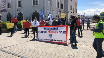 TCCD çalışanları, sürgün protestosu için Ankara'ya yürüyor