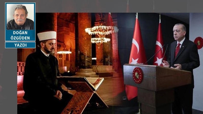 Ayasofya'da Tayyip'in fobi ve husumet kusan fütuhat gecesi!