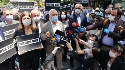 HDP'li vekiller sivil darbeye karşı Güvenpark'a yürüdü: Diz çökmeyeceğiz