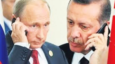 Erdoğan ile Putin arasında telefon görüşmesi