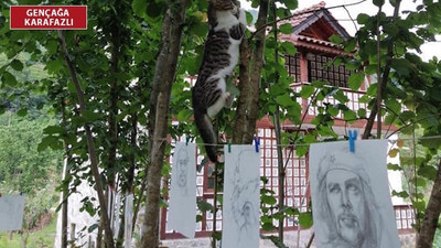 Fındık bahçesinde 'Pandemi Günleri Sergisi'