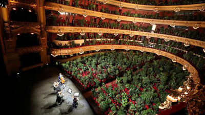 Barcelona operası ilk konserini bitkilere verdi