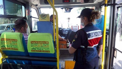 İstanbul'da jandarma toplu taşıma araçları ve taksileri denetledi