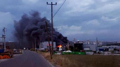 Kocaeli Gebze'de fabrika yangını