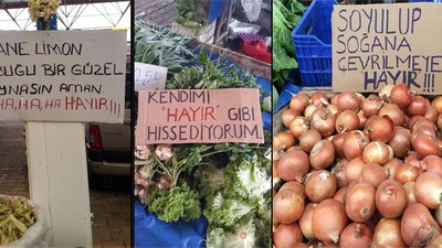 'Hayır' pazar tezgahlarında