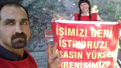 'İşimi istiyorum' eylemi yapan 14 yıllık öğretmene, 'polisi darp etti' iddiasıyla hapis cezası