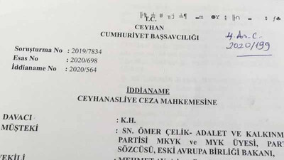 İddianamede Ömer Çelik'e 'sayın' denilmesi: 'Mahkeme salonları sarayın odalarına dönüşmüş haldedir'