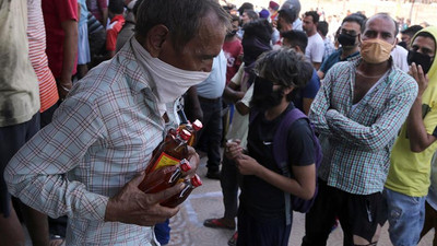 Hindistan'da alkollü dezenfektan içen 10 kişi öldü