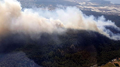 İzmir'deki yangında bir gözaltı