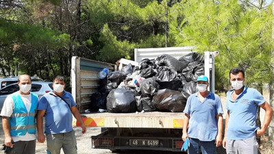 Marmaris'in bayram bilançosu: 1885 ton çöp